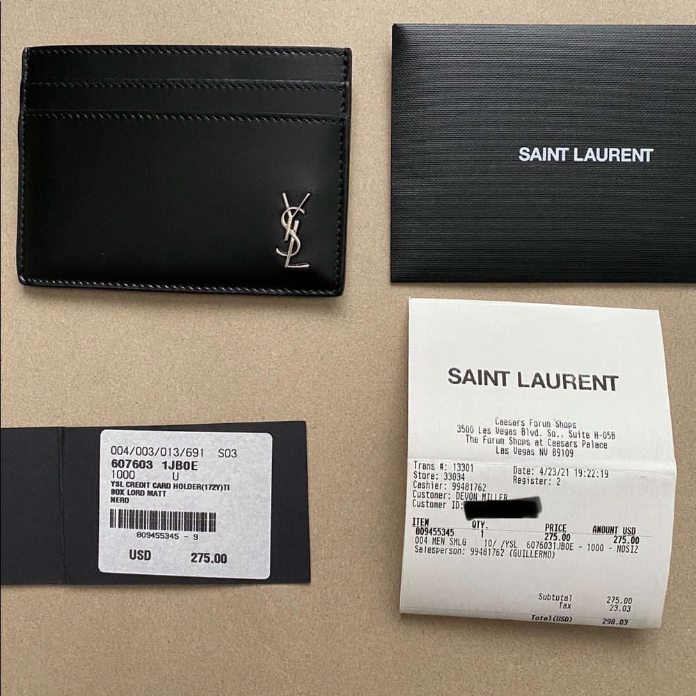 Saint Laurent Cardholder